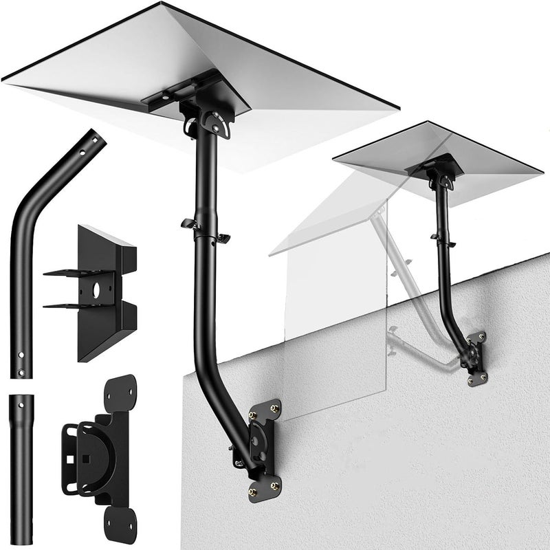 WTPGTI Starlink Gen 3 Mount, Lengthening 360° Adjustable Starlink Mounting Kit Compatible with V3 Standard Dish, Wall Mount/Roof for Starlink Internet Kit Satellite - Image 1